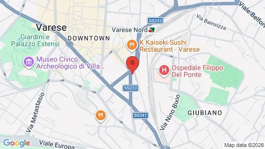 Rooms for rent i Varese - kort over placeringen