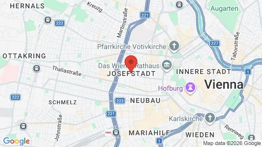 Apartments for rent i Vienna Josefstadt - kort over placeringen