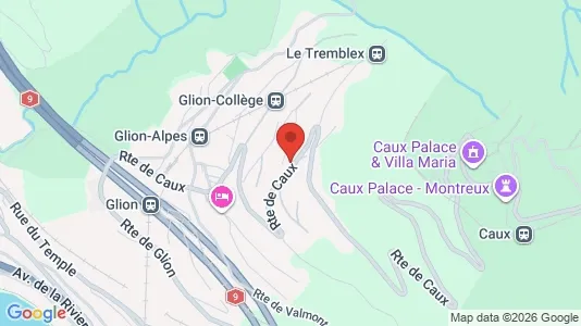 Apartments for rent i Riviera-Pays-d'Enhaut - kort over placeringen