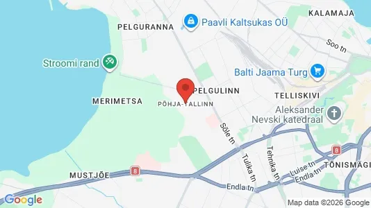 Apartments for rent i Põhja-Tallinn - kort over placeringen