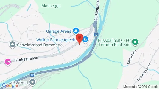Apartments for rent i Brig - kort over placeringen