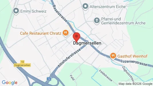 Apartments for rent i Willisau - kort over placeringen
