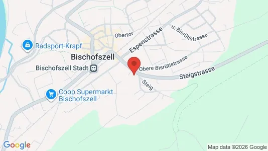 Apartments for rent i Weinfelden - kort over placeringen