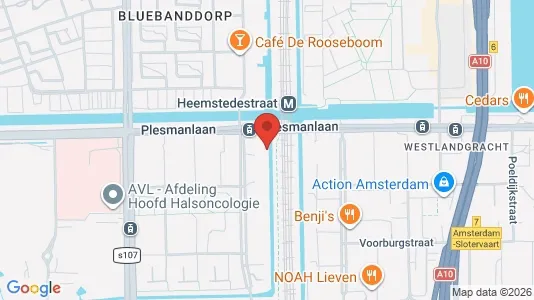 Apartments for rent i Amsterdam Slotervaart - kort over placeringen