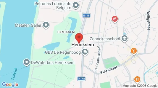 Apartments for rent i Hemiksem - kort over placeringen