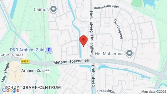 Apartments for rent i Arnhem - kort over placeringen