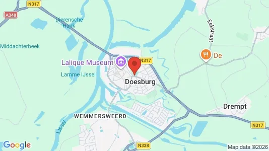 Houses for rent i Doesburg - kort over placeringen