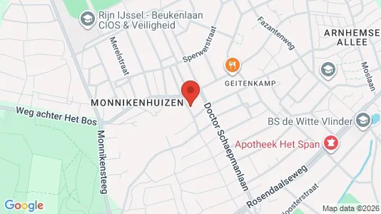 Apartments for rent i Arnhem - kort over placeringen