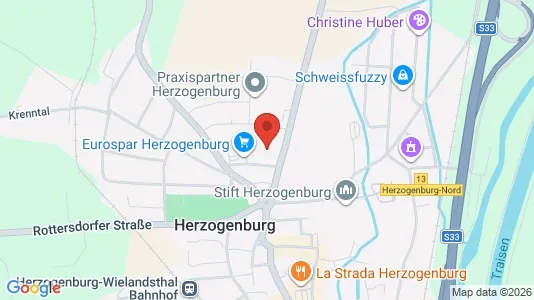 Apartments for rent i Herzogenburg - kort over placeringen
