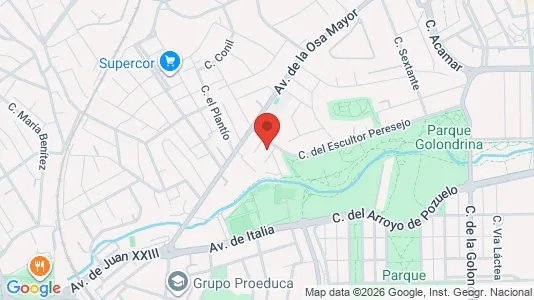 Apartments for rent i Pozuelo de Alarcón - kort over placeringen