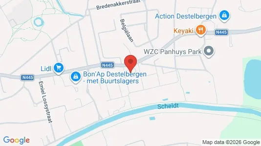 Apartments for rent i Destelbergen - kort over placeringen