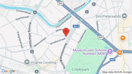 Apartments for rent i Stad Gent - kort over placeringen