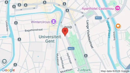 Apartments for rent i Stad Gent - kort over placeringen
