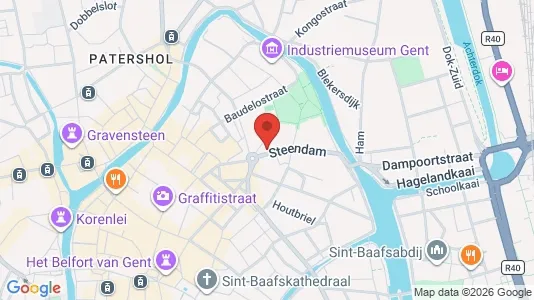 Apartments for rent i Stad Gent - kort over placeringen