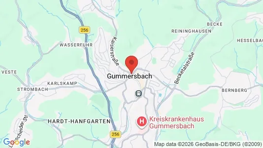 Apartments for rent i Oberbergischer District - kort over placeringen