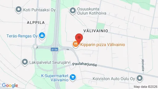Apartments for rent i Oulu - kort over placeringen