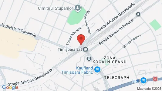 Apartments for rent i Timişoara - kort over placeringen