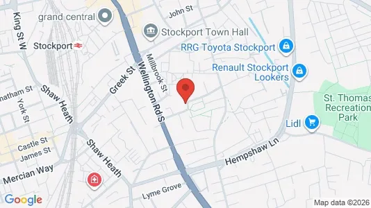 Apartments for rent i Stockport - Cheshire - kort over placeringen