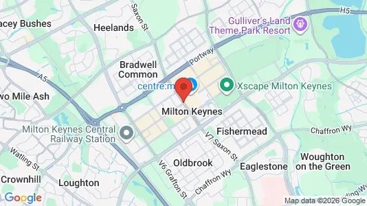 Houses for rent i Milton Keynes - Buckinghamshire - kort over placeringen