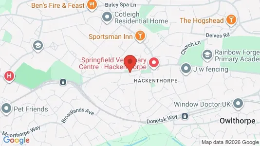 Apartments for rent i Sheffield - South Yorkshire - kort over placeringen