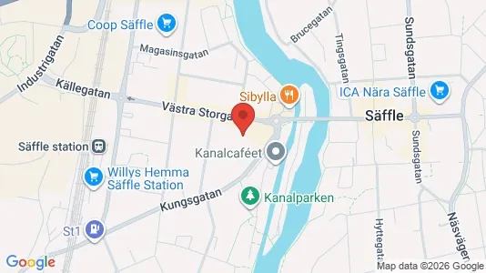 Apartments for rent i Säffle - kort over placeringen