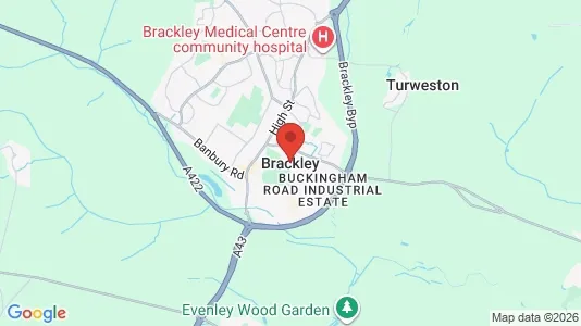 Apartments for rent i Brackley - Northamptonshire - kort over placeringen