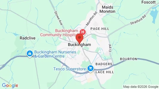 Apartments for rent i Buckingham - Buckinghamshire - kort over placeringen