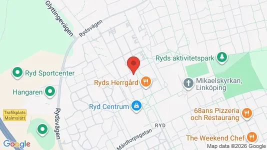 Apartments for rent i Linköping - kort over placeringen