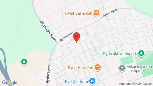 Apartments for rent i Linköping - kort over placeringen