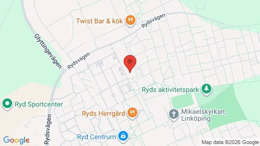 Apartments for rent i Linköping - kort over placeringen