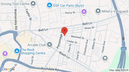 Apartments for rent i Bury - Lancashire - kort over placeringen