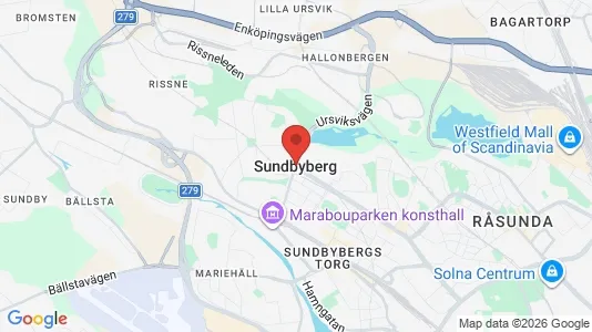 Apartments for rent i Sundbyberg - kort over placeringen