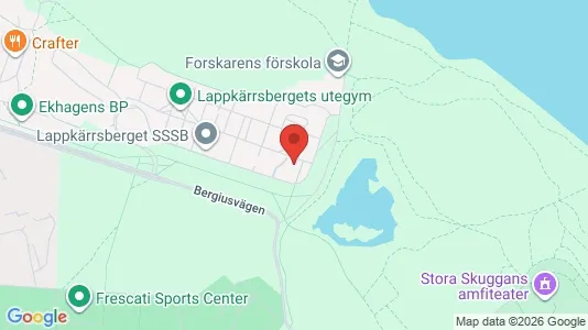 Rooms for rent i Östermalm - kort over placeringen