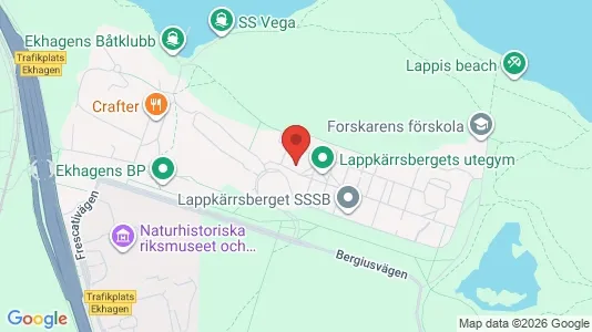 Rooms for rent i Östermalm - kort over placeringen