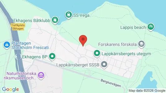 Rooms for rent i Östermalm - kort over placeringen