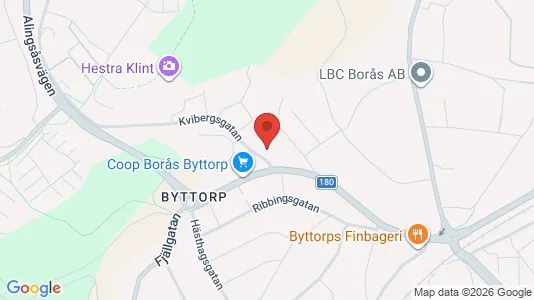 Apartments for rent i Borås - kort over placeringen