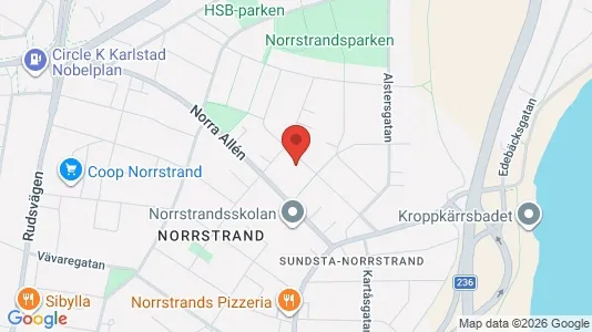 Apartments for rent i Karlstad - kort over placeringen