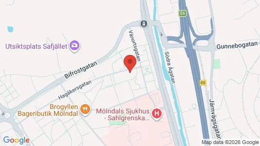 Apartments for rent i Mölndal - kort over placeringen