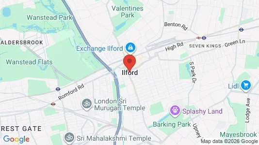 Apartments for rent i Ilford - Essex - kort over placeringen