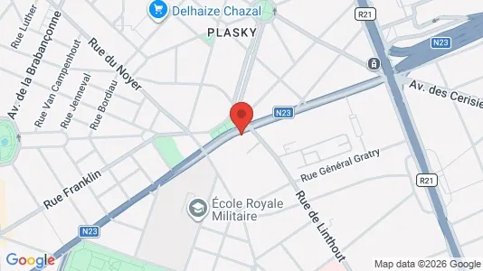 Apartments for rent i Brussels Schaarbeek - kort over placeringen