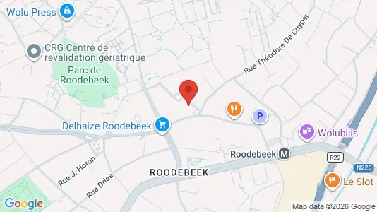 Apartments for rent i Brussels Sint-Lambrechts-Woluwe - kort over placeringen