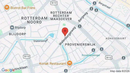 Apartments for rent i Rotterdam Noord - kort over placeringen