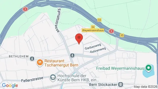 Apartments for rent i Bern-Mittelland - kort over placeringen