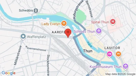 Apartments for rent i Thun - kort over placeringen