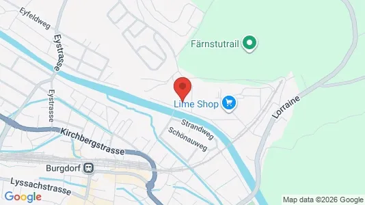 Apartments for rent i Emmental - kort over placeringen