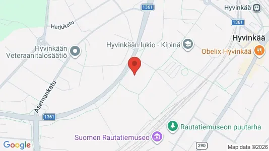 Apartments for rent i Hyvinkää - kort over placeringen