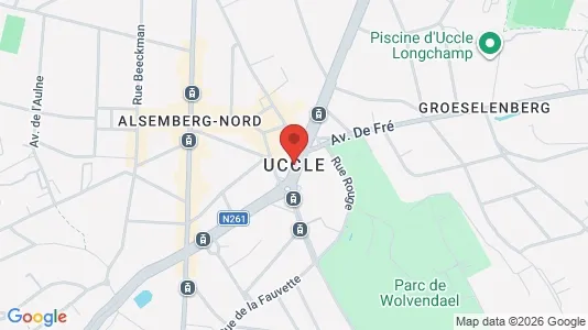 Apartments for rent i Brussels Ukkel - kort over placeringen