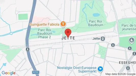 Apartments for rent i Brussels Jette - kort over placeringen