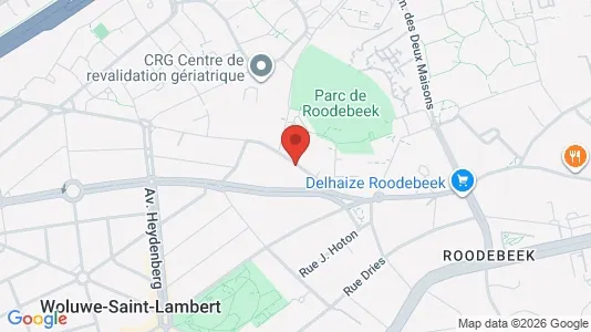Apartments for rent i Brussels Sint-Lambrechts-Woluwe - kort over placeringen