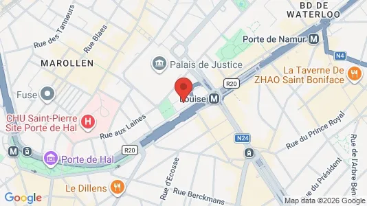 Apartments for rent i Stad Brussel - kort over placeringen